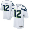 Image of 12s Seattle Seahawks Alternate Game Jersey - White 2019