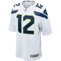 12s Seattle Seahawks Alternate Game Jersey - White 2019