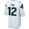 Image of 12s Seattle Seahawks Alternate Game Jersey - White 2019