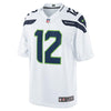 Image of 12s Seattle Seahawks Limited Jersey - White 2019