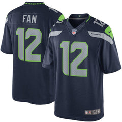 12s Seattle Seahawks Team Color Limited Jersey - College Navy 2019