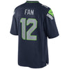 Image of 12s Seattle Seahawks Team Color Limited Jersey - College Navy 2019