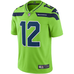 12s Seattle Seahawks Vapor Untouchable Color Rush Limited Player Jersey - Neon Green 2019