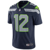 Image of 12s Seattle Seahawks Vapor Untouchable Limited Player Jersey - College Navy 2019