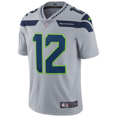 12s Seattle Seahawks Vapor Untouchable Limited Player Jersey - Gray 2019