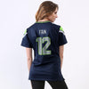 Image of 12s Seattle Seahawks Women's Game Jersey - College Navy 2019