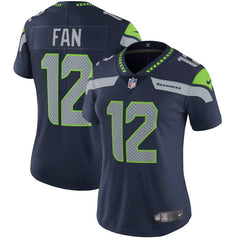 12s Seattle Seahawks Women's Vapor Untouchable Limited Player Jersey - College Navy 2019