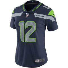 12s Seattle Seahawks Women's Vapor Untouchable Limited Player Jersey - College Navy 2019