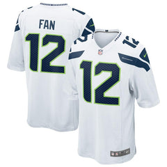 12s Seattle Seahawks Youth Game Jersey - White 2019