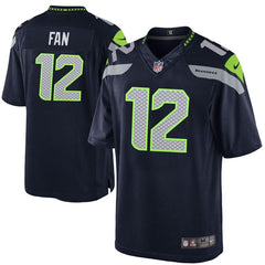 12s Seattle Seahawks Youth Team Color Game Jersey - College Navy 2019
