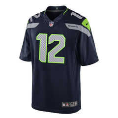 12s Seattle Seahawks Youth Team Color Game Jersey - College Navy 2019