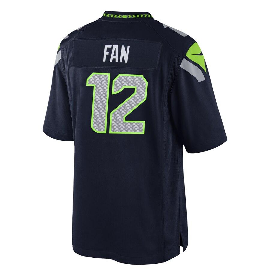 12s Seattle Seahawks Youth Team Color Game Jersey - College Navy 2019
