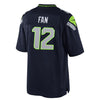 Image of 12s Seattle Seahawks Youth Team Color Game Jersey - College Navy 2019