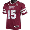 Image of #15 Mississippi State Bulldogs  Special Games Jersey – Maroon 2019