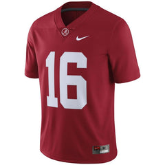 #16 Alabama Crimson Tide Limited Football Jersey - Crimson 2019