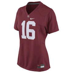 #16 Alabama Crimson Tide Women's Game Replica Football Jersey - Crimson 2019