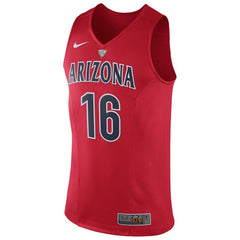 #16 Arizona Wildcats Hyper Elite Performance Basketball Jersey - Red 2019