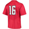 Image of #16 Texas Tech Red Raiders Under Armour Replica Football Jersey - Red 2019