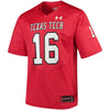 Image of #16 Texas Tech Red Raiders Under Armour Special Event Replica Jersey - Red 2019