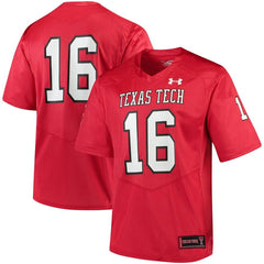 #16 Texas Tech Red Raiders Under Armour Special Event Replica Jersey - Red 2019