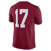 Image of #17 Alabama Crimson Tide Limited Football Jersey - Crimson 2019