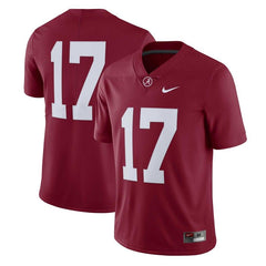 #17 Alabama Crimson Tide Limited Football Jersey - Crimson 2019