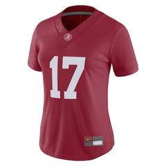 #17 Alabama Crimson Tide Women's Game Jersey - Crimson 2019