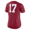 Image of #17 Alabama Crimson Tide Women's Game Jersey - Crimson 2019