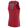 Image of #17 Arizona Wildcats Basketball Jersey - Red 2019