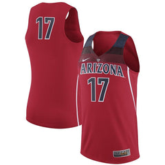 #17 Arizona Wildcats Basketball Jersey - Red 2019