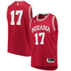 Image of #17 Indiana Hoosiers  Replica Basketball Jersey - Crimson 2019