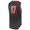 Image of #17 Maryland Terrapins Under Armour Replica Performance Basketball Jersey – Black 2019