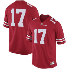 #17 Ohio State Buckeyes Game Football Jersey - Scarlet 2019