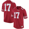 Image of #17 Ohio State Buckeyes Game Football Jersey - Scarlet 2019