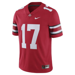 #17 Ohio State Buckeyes Limited Football Jersey - Scarlet 2019