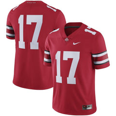 #17 Ohio State Buckeyes Limited Football Jersey - Scarlet 2019