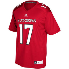 #17 Rutgers Scarlet Knights  Chase Football Jersey – Red 2019