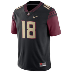 #18 Florida State Seminoles Football Game Jersey – Black 2019