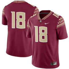 #18 Florida State Seminoles Football Game Jersey – Garnet 2019