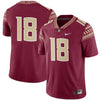 Image of #18 Florida State Seminoles Football Game Jersey – Garnet 2019