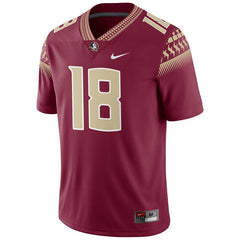 #18 Florida State Seminoles Football Game Jersey – Garnet 2019