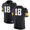 Image of #18 Iowa Hawkeyes Game Jersey – Black 2019