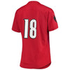 Image of #18 Louisville Cardinals Women's College Replica Jersey – Red 2019