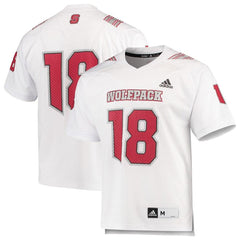 #18 NC State Wolfpack  Special Game Premier Jersey – White 2019