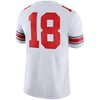 Image of #18 Ohio State Buckeyes Game Football Jersey – White 2019