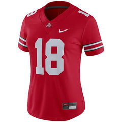 #18 Ohio State Buckeyes Women's Game Jersey - Scarlet 2019