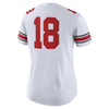 Image of #18 Ohio State Buckeyes Women's Game Jersey - White 2019