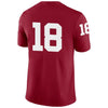 Image of #18 Oklahoma Sooners Jordan Brand Football Game Jersey – Crimson 2019