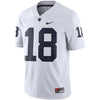 Image of #18 Penn State Nittany Lions Game Football Jersey - White 2019