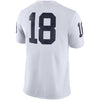 Image of #18 Penn State Nittany Lions Game Football Jersey - White 2019